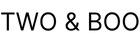 The text 'TWO & BOO' in a bold black sans-serif font on a plain white background.