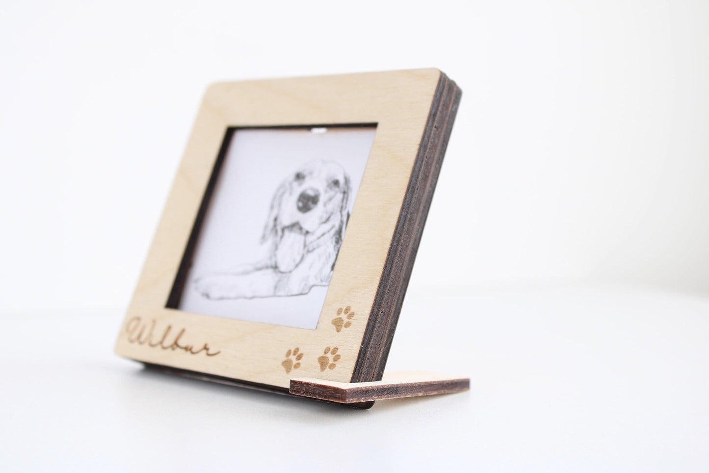 Pet picture frame, dog picture frame, pet memorial picture frame