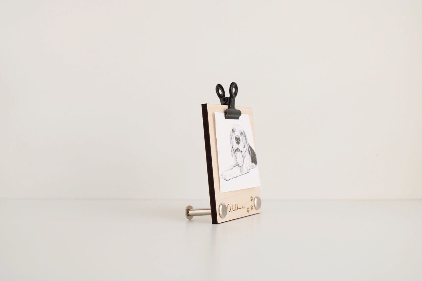 Pet picture frame, pet memorial frame, 5cm, 6cm or 7cm square pciture