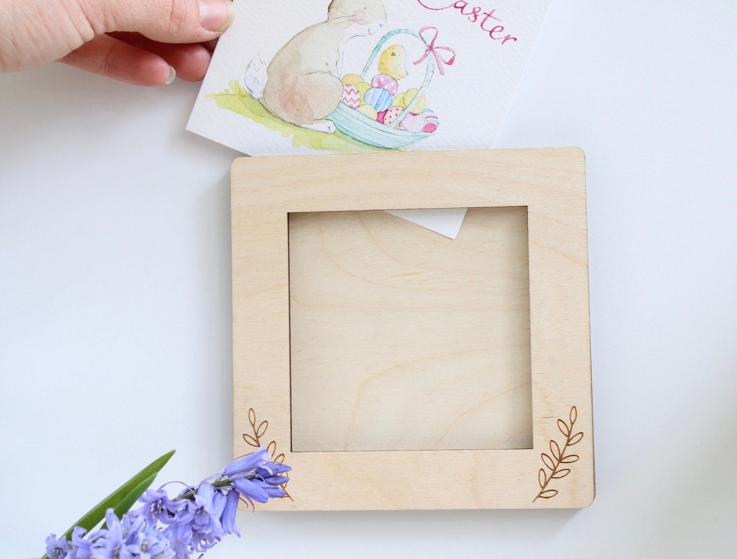 Square wooden frame - medium