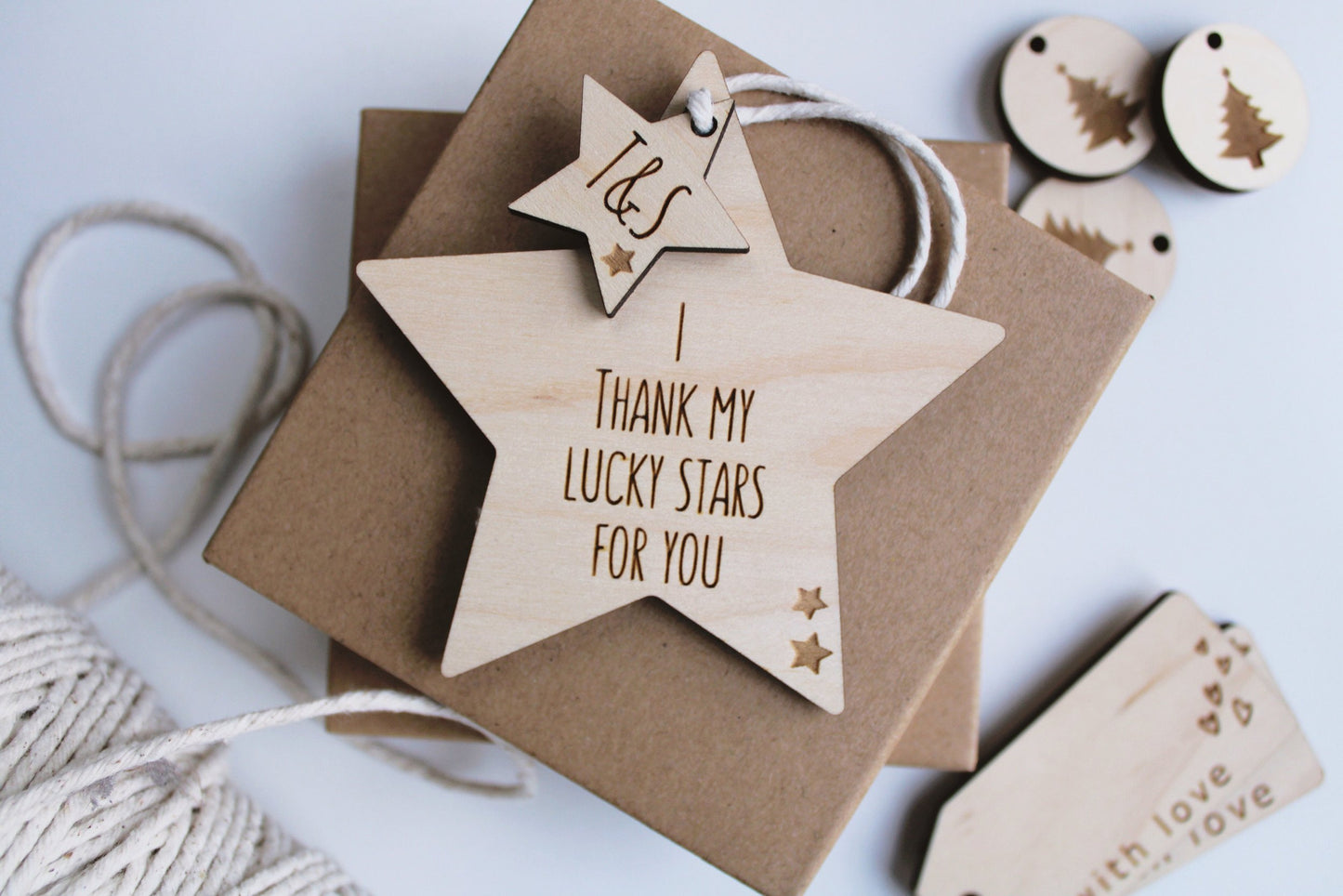 Star decoration - 'I Thank My Lucky Stars For You'