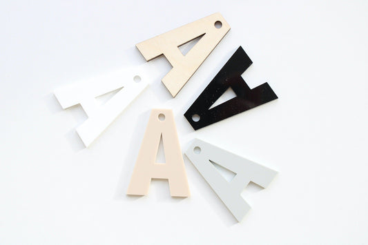 Alphabet gift tag
