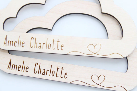 Personalised wooden cloud