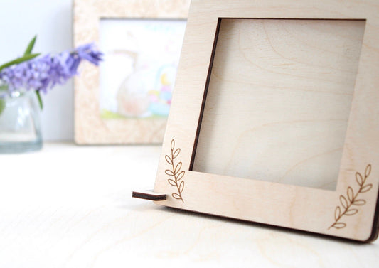 Square wooden frame - medium