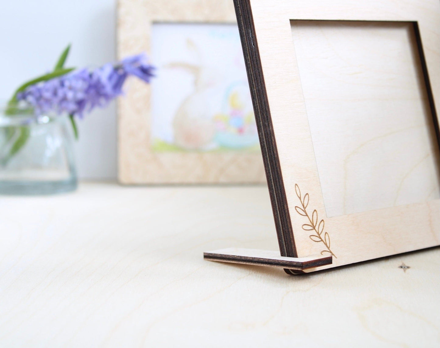Square wooden frame - tiny