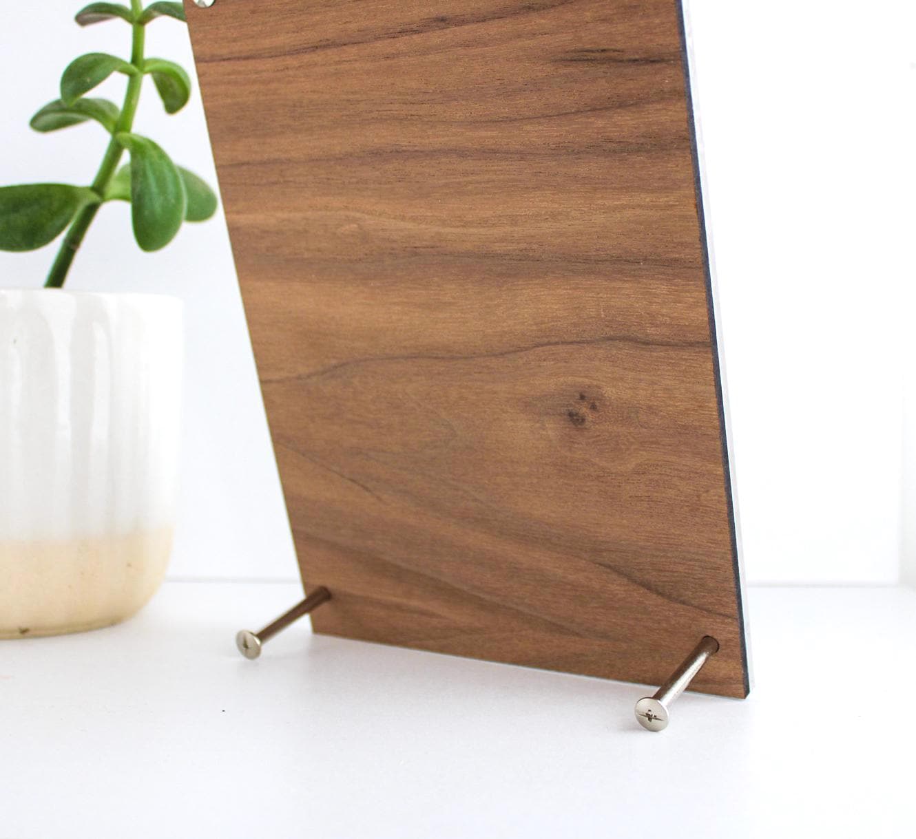 Wooden Floral Wedding Photo Frame: Custom Keepsake, 5th Wedding Anniversary Gift