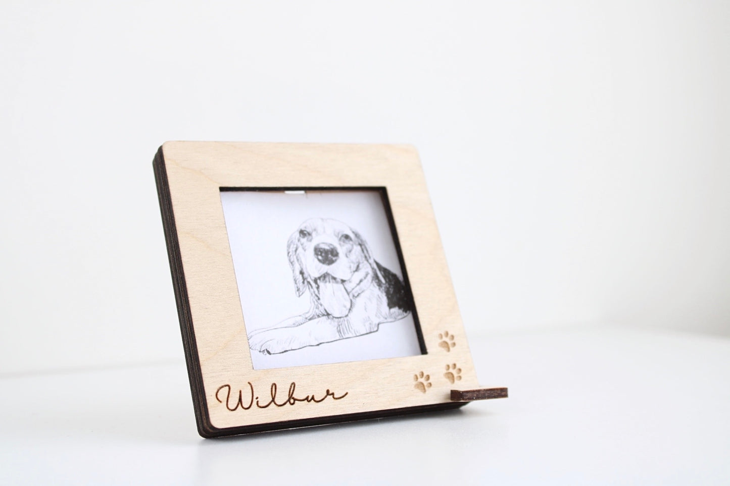 Pet picture frame, dog picture frame, pet memorial picture frame