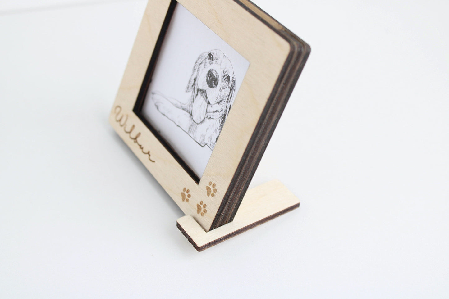 Pet picture frame, dog picture frame, pet memorial picture frame