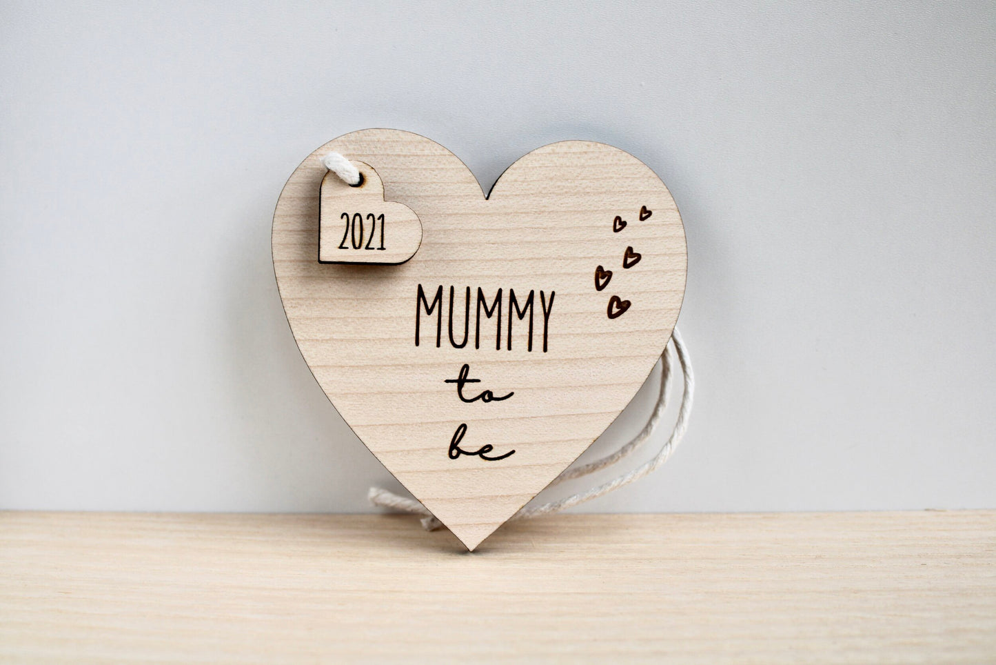 Mummy to be gift with heart design