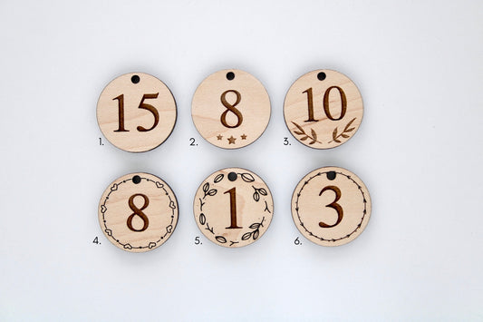 25 Advent tags, perfect for DIY advent calendars