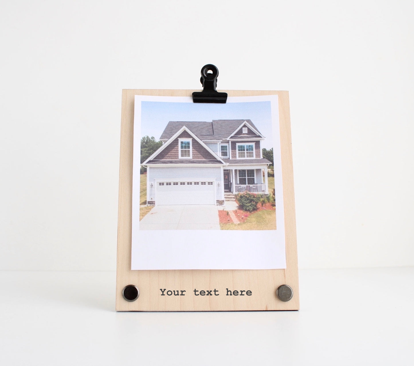 Wooden Polaroid photo frame