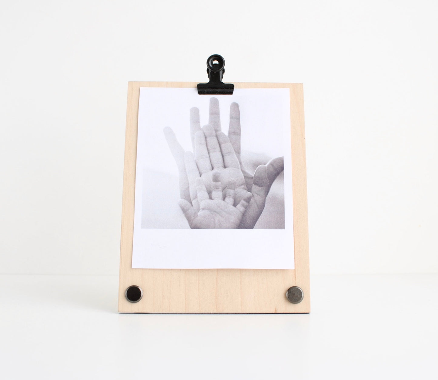 Wooden Polaroid photo frame