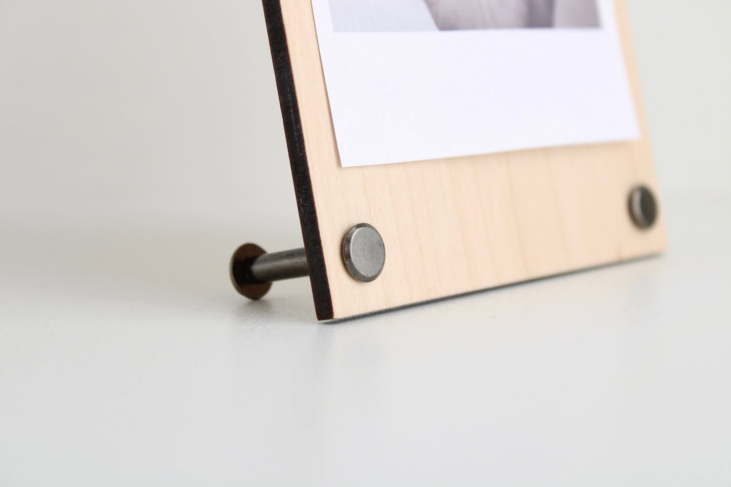 Wooden Polaroid photo frame