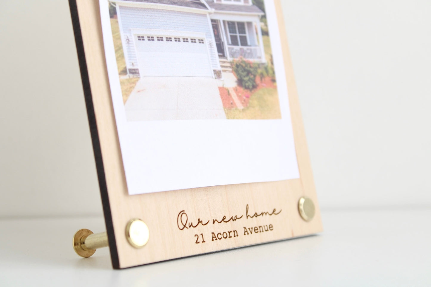 Wooden Polaroid photo frame