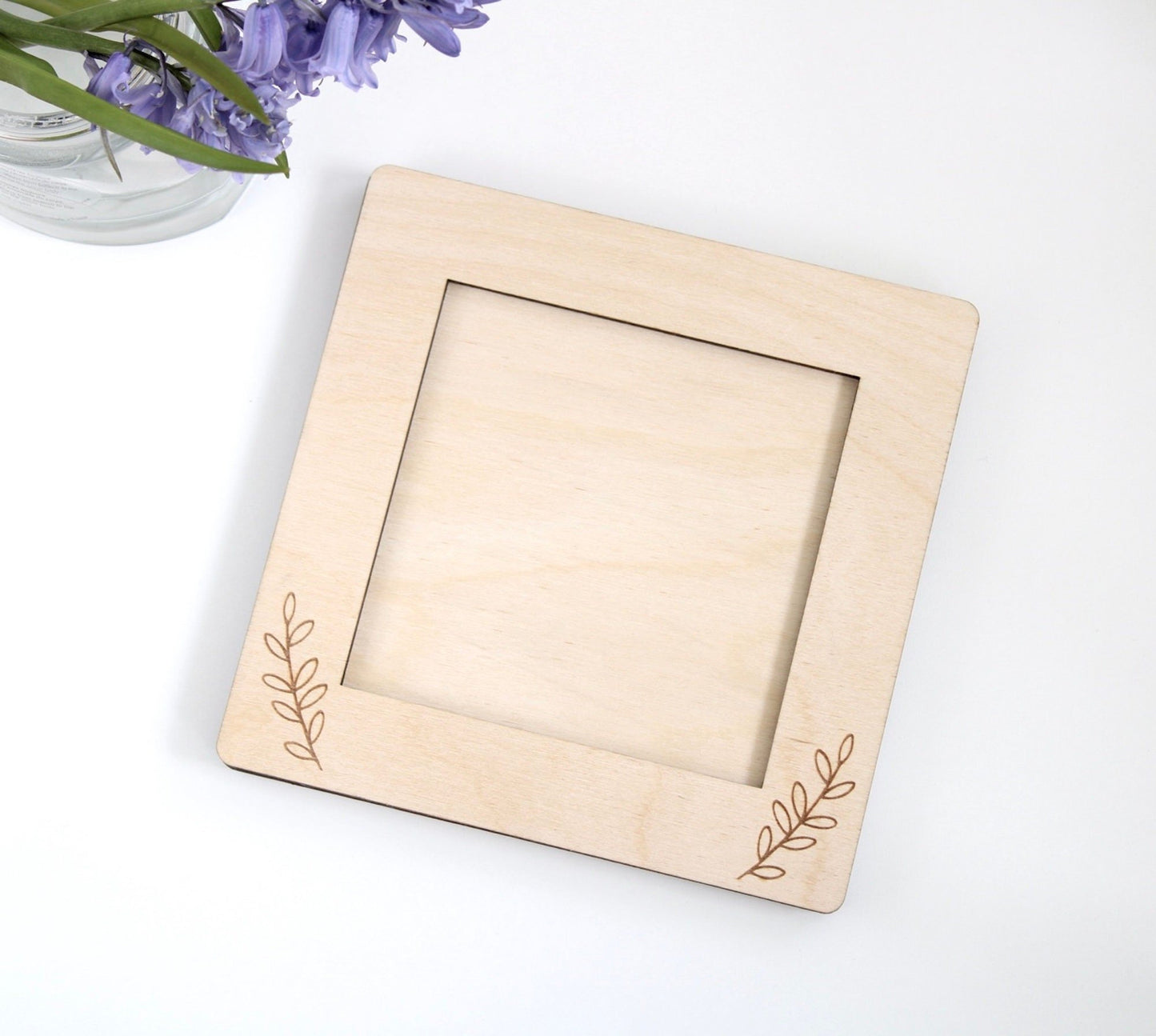 Square wooden frame - medium