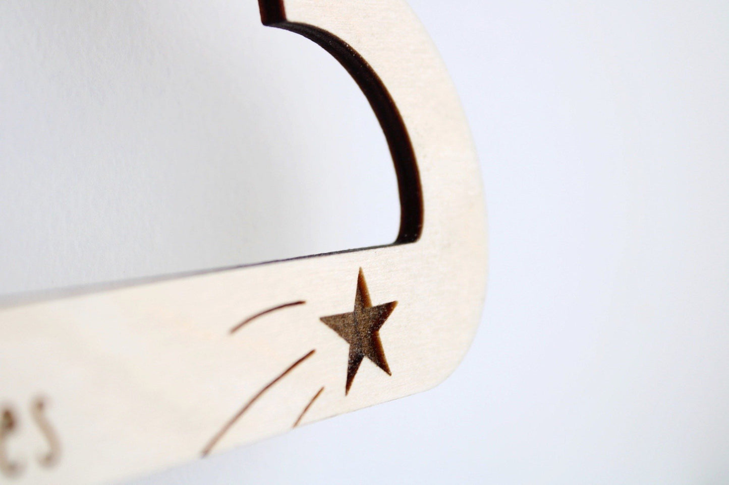 Personalised wooden cloud