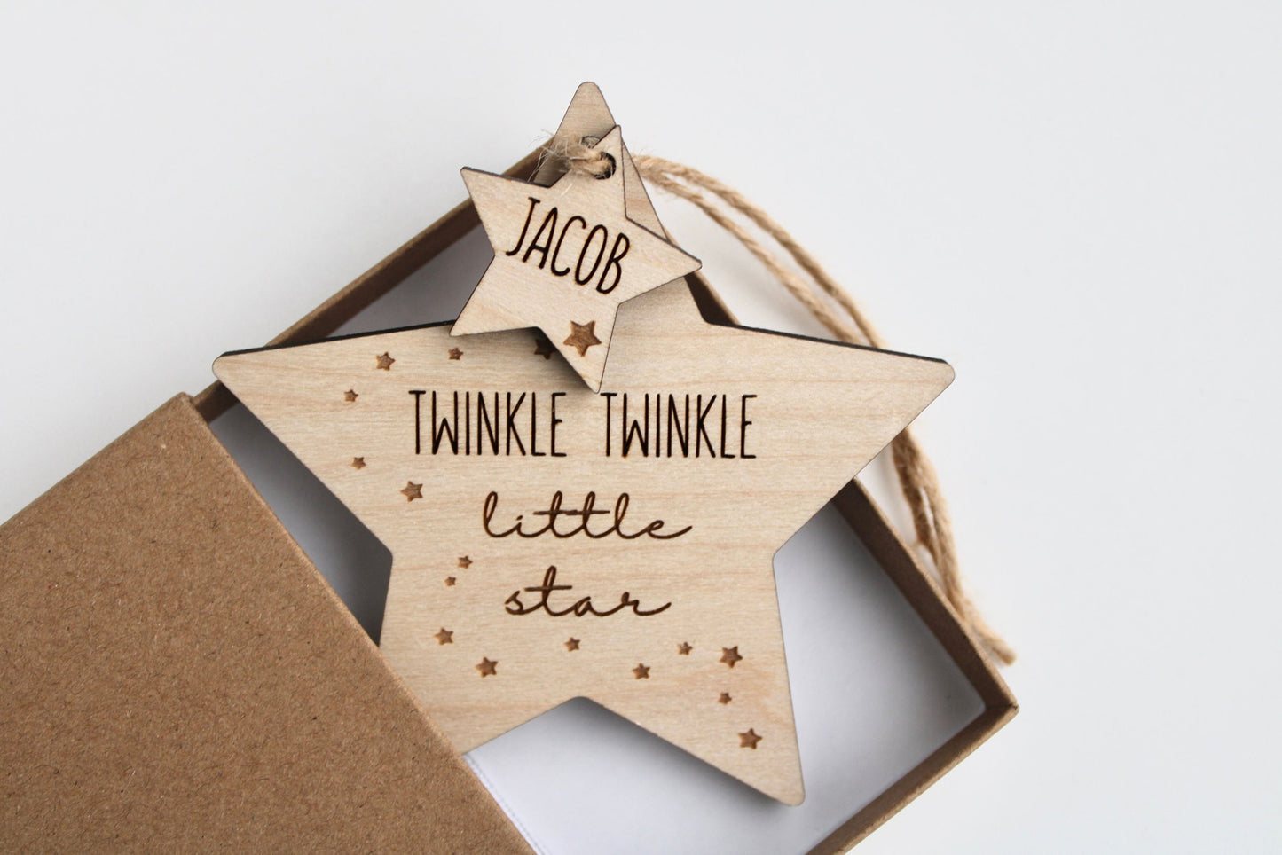 Twinkle Twinkle Little Star personalised christening or new baby gift