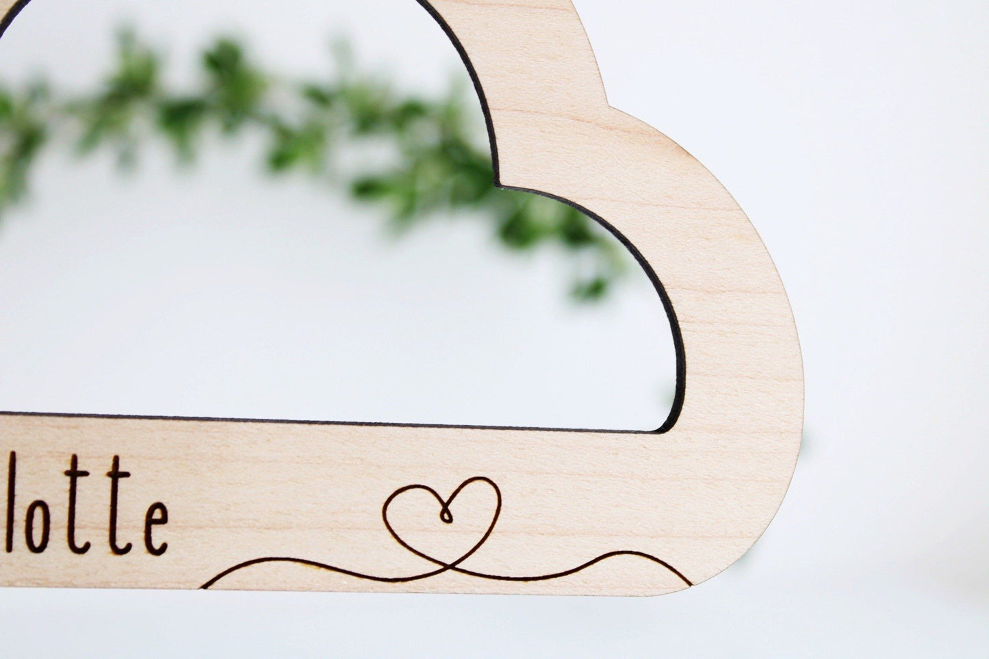 Personalised wooden cloud