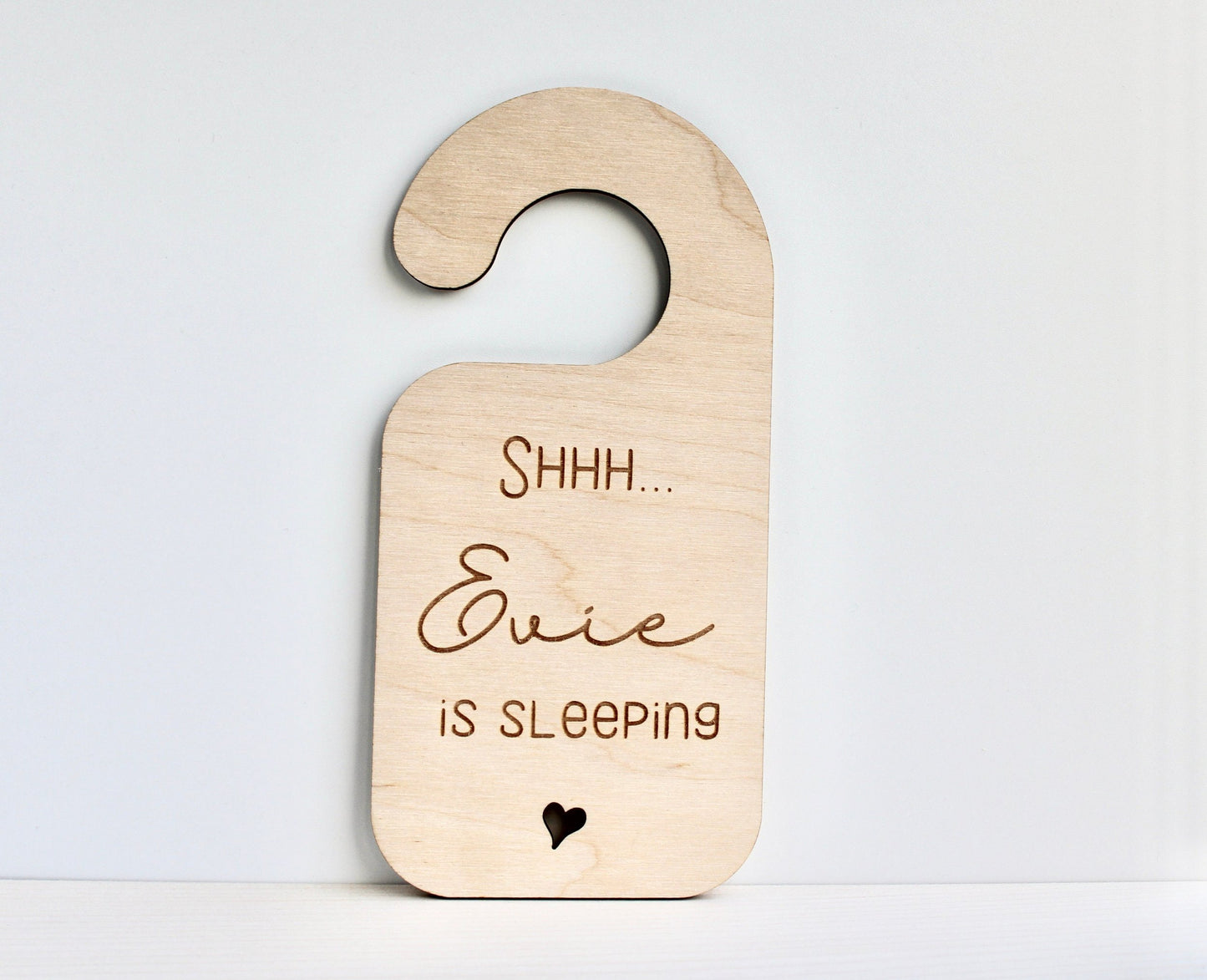 Baby is sleeping door hanger