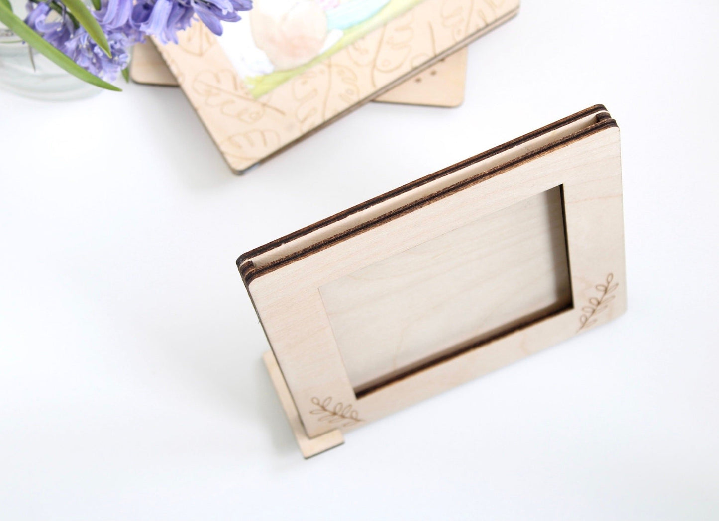 Square wooden frame - medium