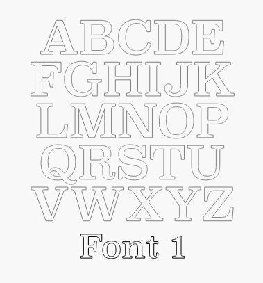 Initial / alphabet keyring