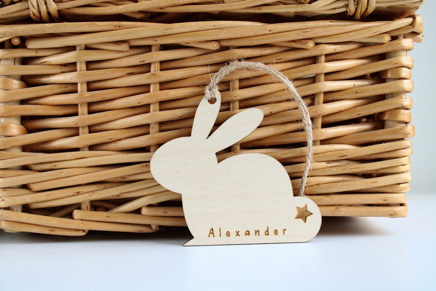 Personalised Easter bunny decoration