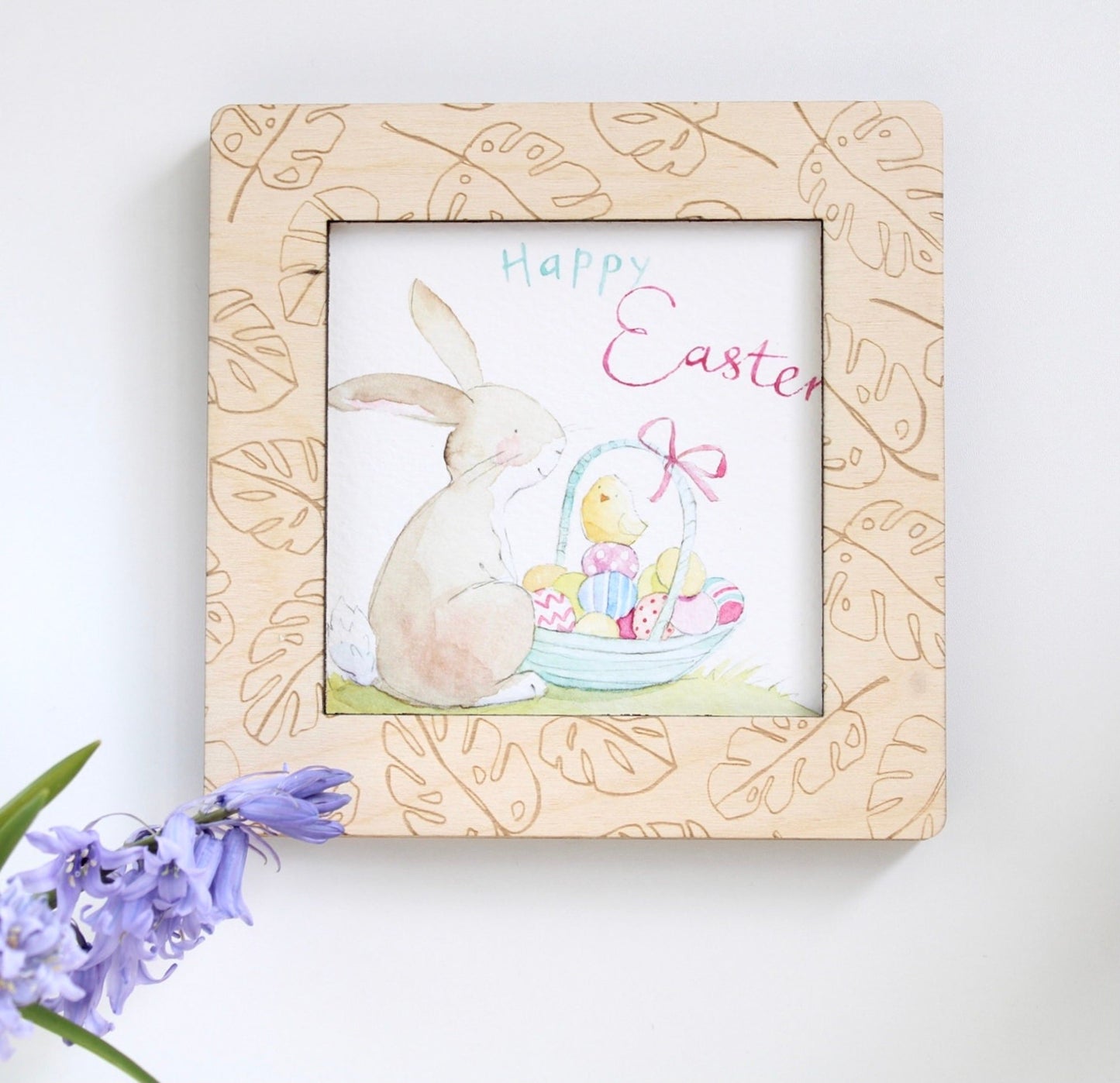 Square wooden frame - medium